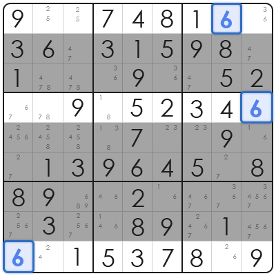 sudoku x wing